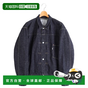 1h可退 日本直邮New Manual 男装 宽松版型 T背设计 原创丹宁夹克