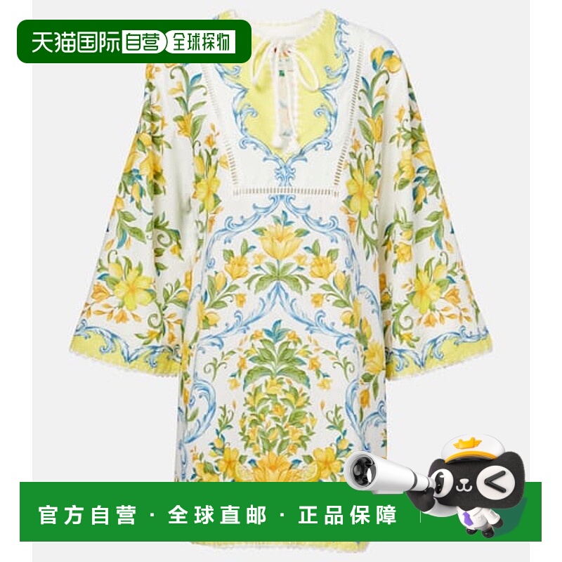 1h可退 香港直邮FARM RIO 女士 印花迷你连衣裙 colorful花色 舒