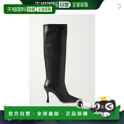 1h可退 香港直邮潮奢 Staud 女士 Cami 皮质及膝靴子 071282BLACK