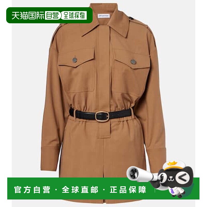 香港直邮Self-Portrait 女士 斜纹布连体衣 beige【付后1h可退】