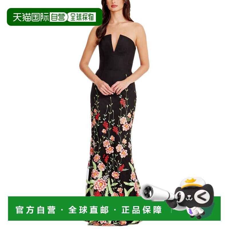 自营Dress The Population Fernanda Maxi连衣裙-粉红色 美国奥莱 - 实物图