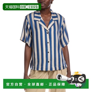 bone Declan blue rag 美国奥莱直发 Shirt Blend 自营 Silk