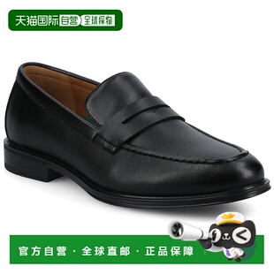 自营 vance co.Vance Phineas中宽款便鞋Penny Loafer正装鞋-黑色