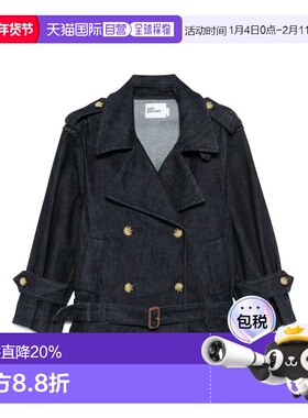 1h可退 香港直邮Self-Portrait 女士 牛仔风衣夹克 PF25831JBLBLU