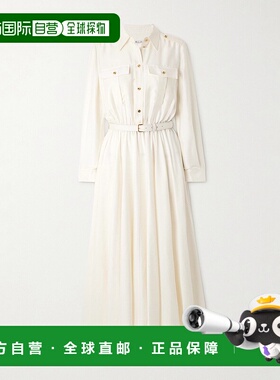 1h可退 香港直邮潮奢LORO PIANA女士Lela衬衫领连衣裙FAP2022