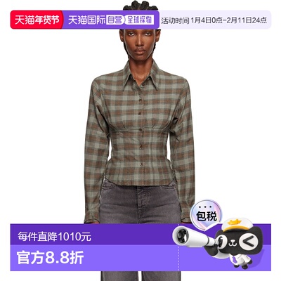 1h可退 香港直邮Our Legacy 女士 绿色 Envelop 衬衫 W4252EI