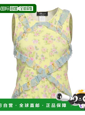 香港直邮Blumarine 蓝色情人 女士 无袖毛衣 yellow黄色 舒适时尚