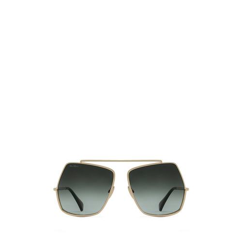 MAX MARA 女士眼镜 MM010232P AW2024 黑色 徽标太阳镜