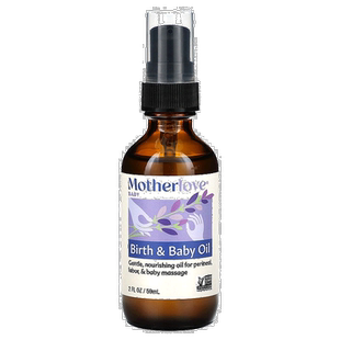香港直邮Motherlove,Baby，分娩和婴儿油，2 液量盎司（59 毫升）