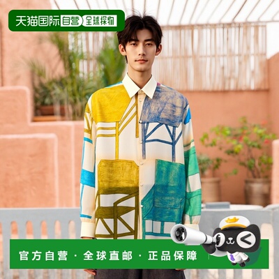 香港直邮LEMAIRE 男士衬衫 SH1173LF1407MU347 AW2024 花色