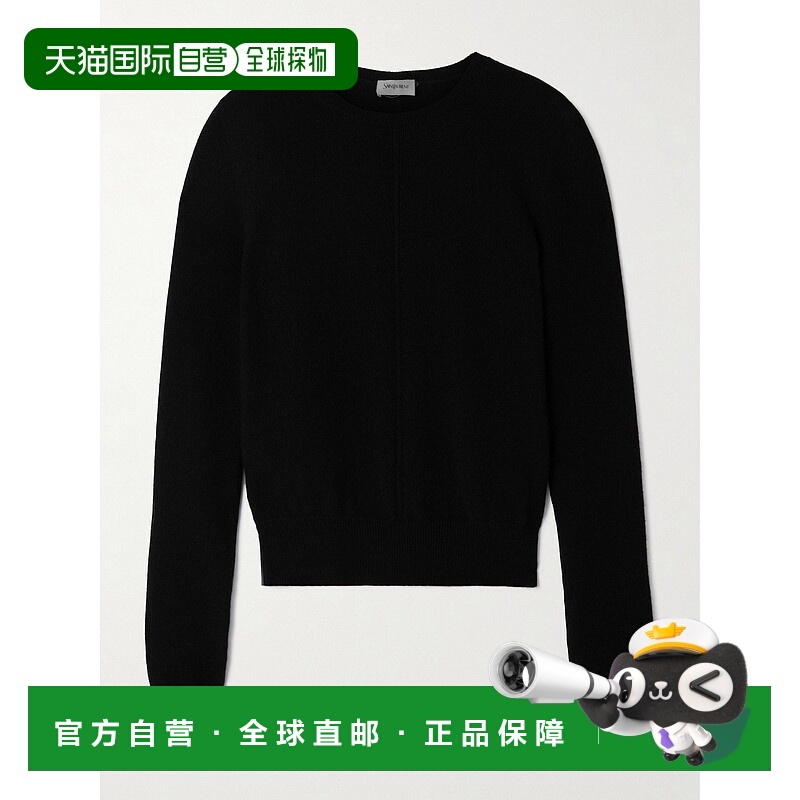 1h可退 香港直邮潮奢 Saint Laurent 圣罗兰 女士 长袖羊绒毛衣 8