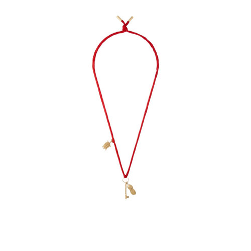 GIVENCHY 女士项链 BF00STF04U710 SS2026 红色 Lucky Charms 项