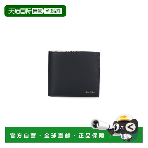 1h可退 香港直邮潮奢 Paul Smith 保罗 史密斯 男士 黑色钱包 483