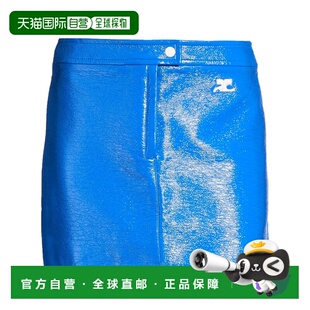 1h可退 香港直邮Courreges 女士 迷你半身裙 blue蓝色 舒适时尚