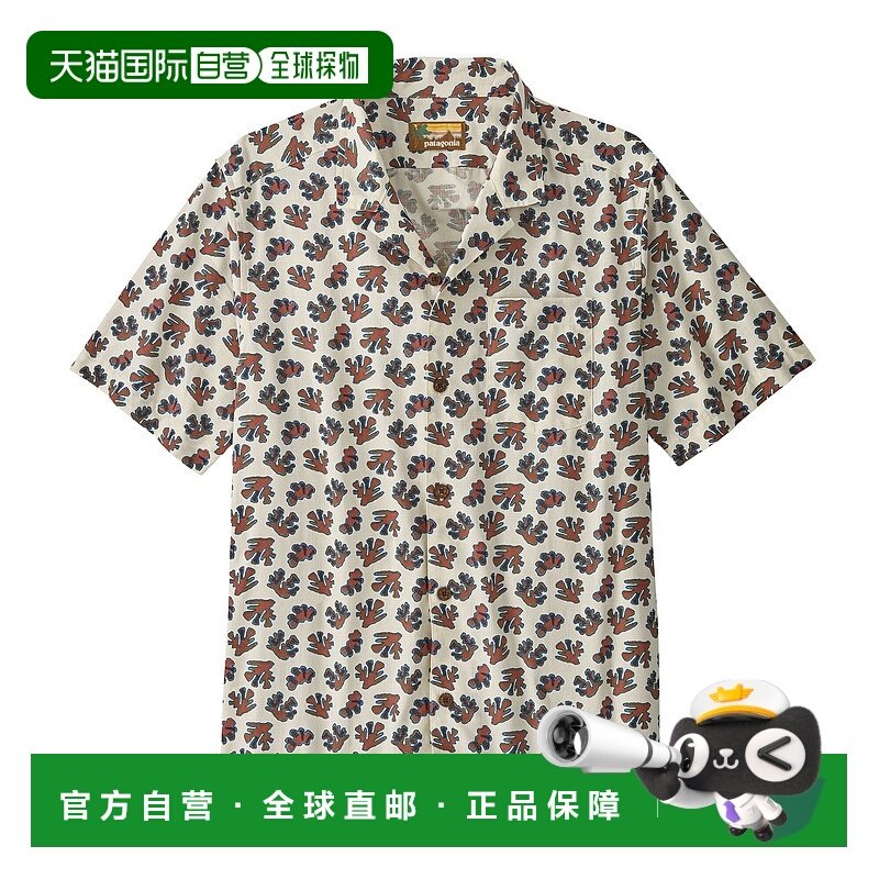 日潮跑腿Patagonia巴塔哥尼亚 男款 Tidal Threads 印花露营衬衫