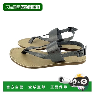自营 timberlandWomen's Carolista Metallic Pewter Ankle Strap