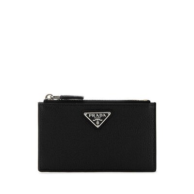 PRADA 男士钱包 2MC0862E54F0002 SS2025 黑色 MINUTERIA