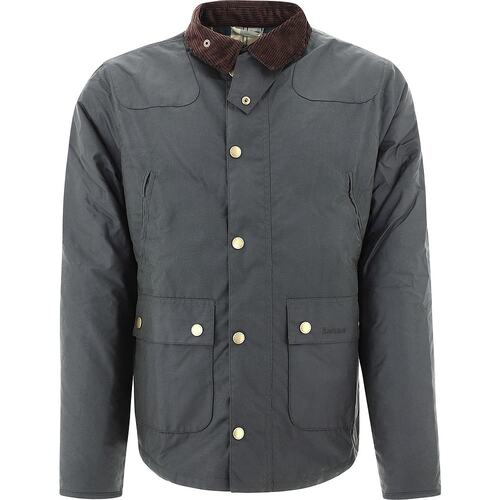 Barbour 男士夹克 MWX1106MWXSG51 黑色 徽标休闲夹克