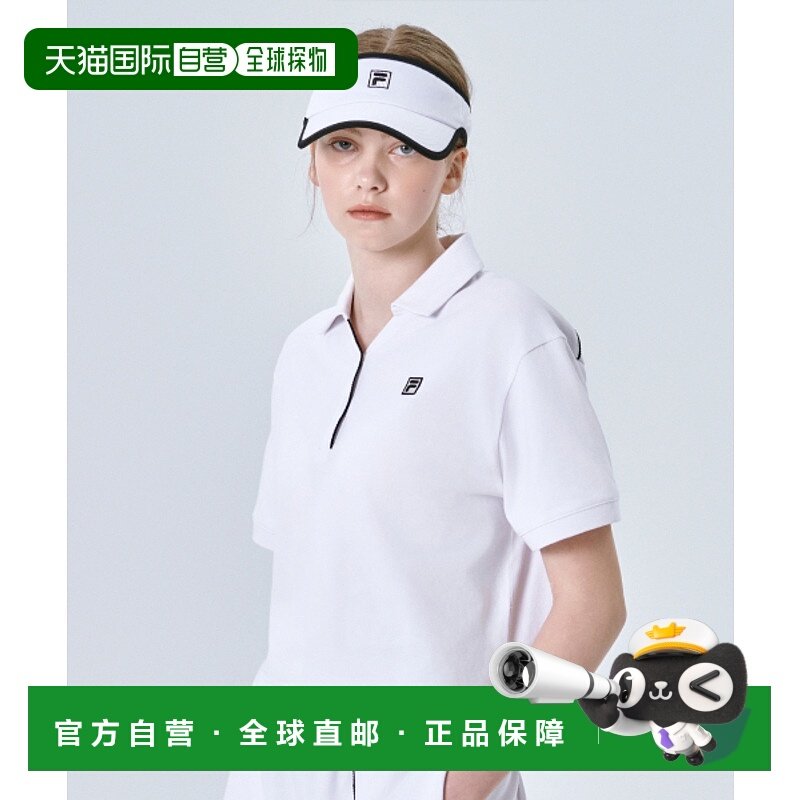 韩国直邮FILA 女士Polo衫1100FS2TSG2362FWHI斐乐