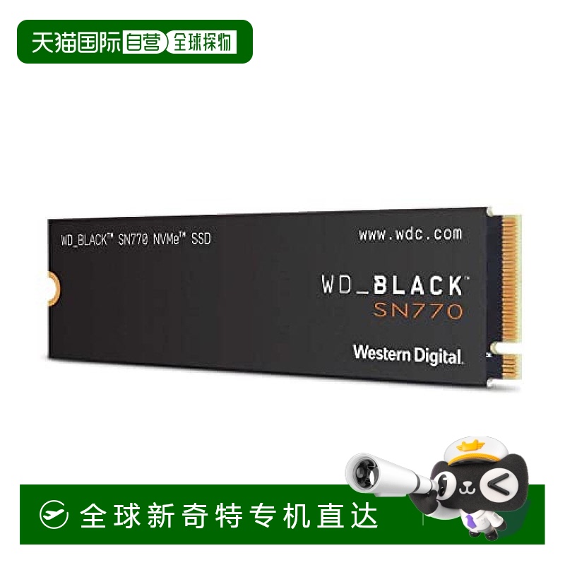 【日本直邮】Western Digital西部数据 SN770内藏SSD卡WDS500G3X0