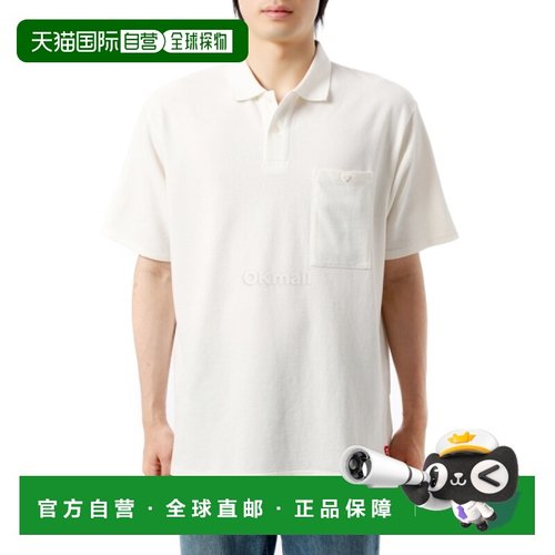 韩国直邮HUMAN MADE 大号 POLO 衫（HM29CS025 白色） 短袖珠地网