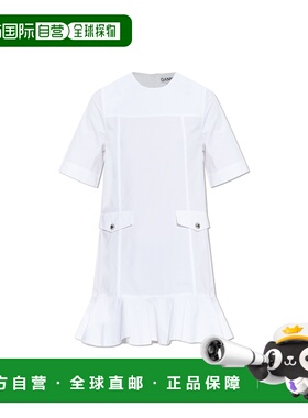香港直邮GANNI 女士半身裙 A103020510742151 SS2026 白色 Dress