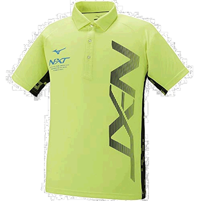 【日本直邮】Mizuno美津浓N-XT速干短袖POLO衫黄色L 32JA1272