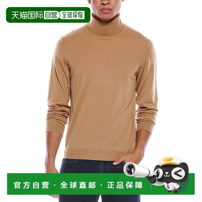 自营boss hugo bossHugo Boss Wool Turtleneck Sweater - tan 美