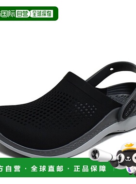 韩国直邮crocs Crocs 女士 LightRide 360 K 木屐凉拖鞋 黑灰色 2