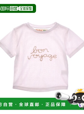 自营 vintage havana复古哈瓦那Bon Voyage缝合T恤-白色 美国奥莱