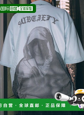 1h可退 日本直邮Subciety 六角网眼通风休闲衬衫 15022009