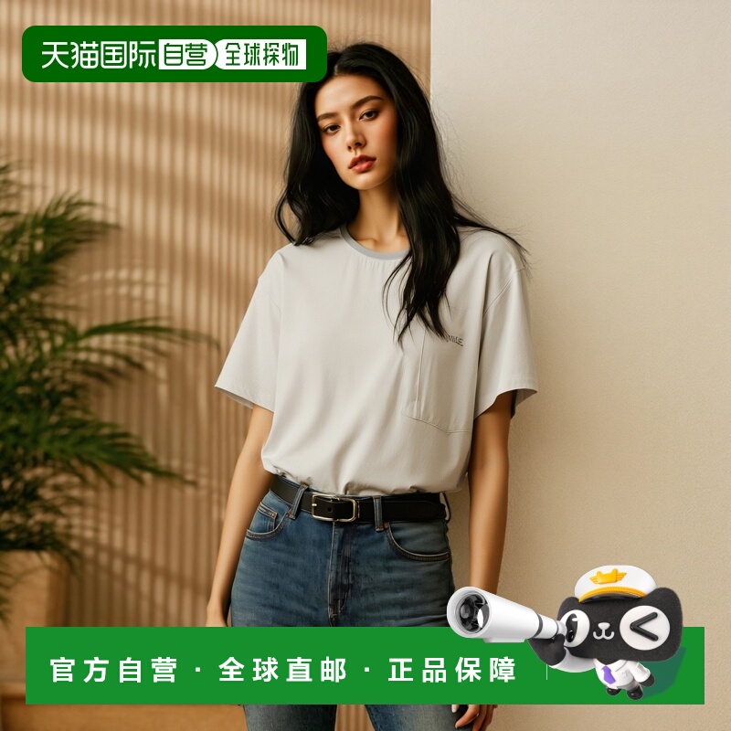 韩国直邮YALE [ONEMILE WEAR] WIND SLEEVE LIGHT GRAYT恤YD03SS2