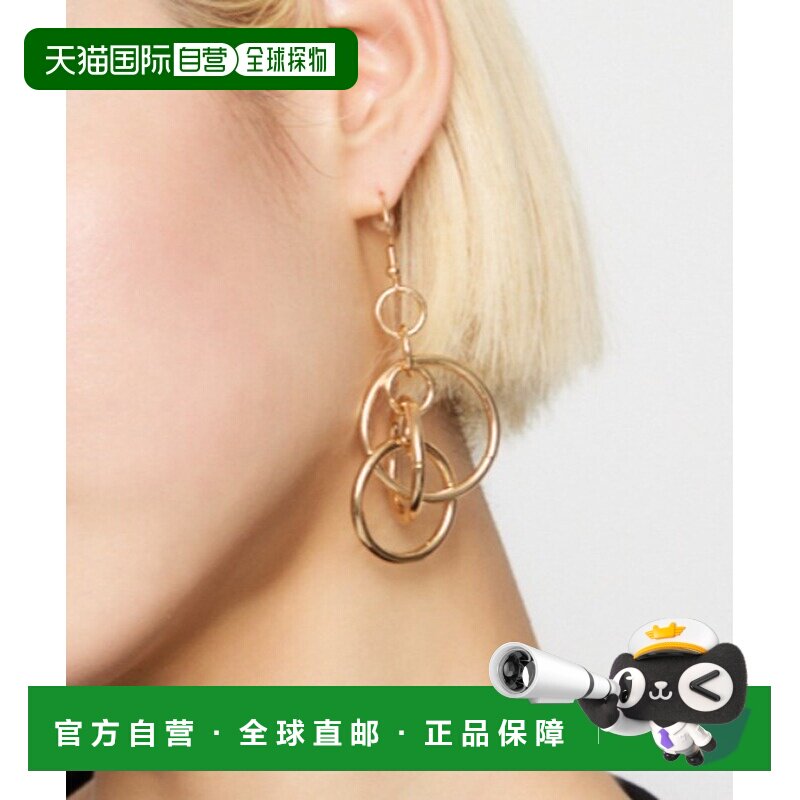 1h可退 日本直邮LAGUA GEM 女士环形吊坠耳环 510ISM561711