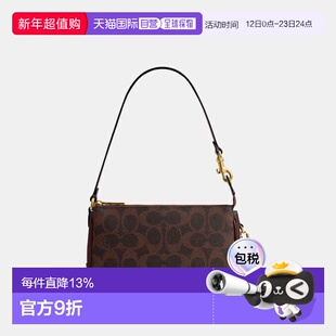 香港直邮COACH 专柜款Plaza 女士皮质单肩手提包CCD38B4YDT