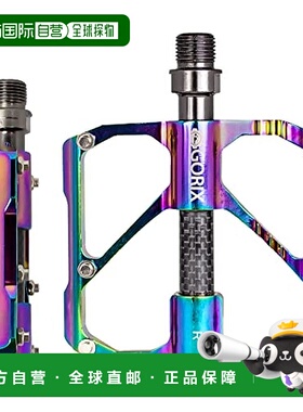 【日本直邮】GORIX 自行车踏板 GX-FX61 油亮 山地车 公路车平踏