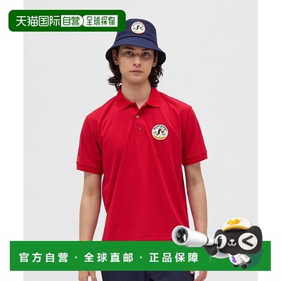 日本直邮Munsingwear Sunscreen NIR徽章半袖polo衫 [70周年纪念]