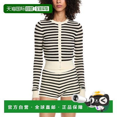 自营Amanda Uprichard Seine Cardigan - black 美国奥莱直发
