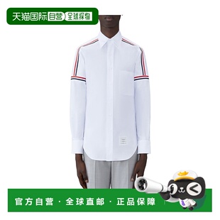 香港直邮THOM BROWNE 男士衬衫 MWL270AF0313100 CO 白色 牛津长
