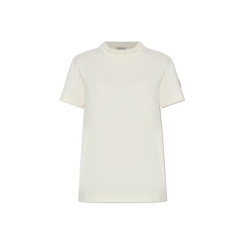 MONCLER 女士T恤 K10938C0004389ADC034 CO 白色 短袖T恤