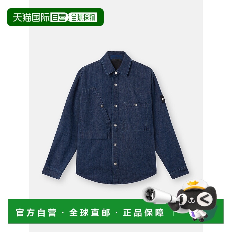 欧洲直邮STONE ISLAND (2025新品) 1100008 INDIGO DENIM-RINSED