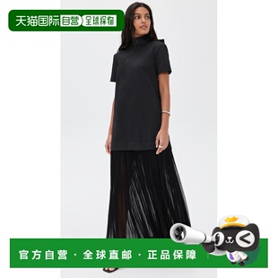 1h可退 香港直邮Staud 女士 Pia 连衣裙 black黑色 舒适时尚