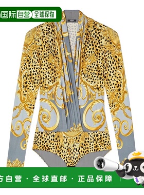 香港直邮VERSACE 女士T恤 1A1625110053215E700 AW2025 黄色