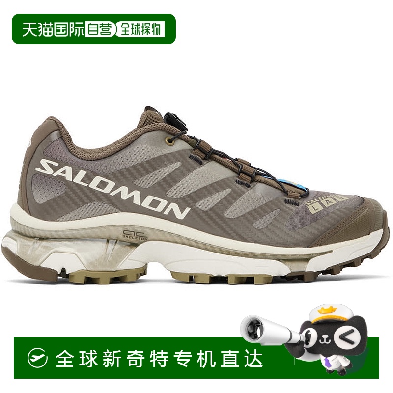 1h可退 香港直邮潮奢 salomon 萨洛蒙 女士 卡其色 XT-4 OG Auror