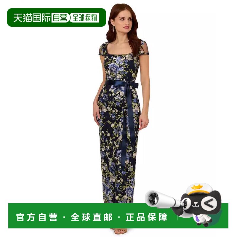 【美国直邮】adrianna papell 女士 连衣裙礼服长【付后1h可退】