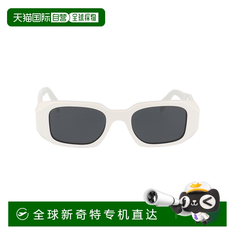 1h可退 香港直邮PRADA 女士太阳镜 0PR17WS1425S0 SS2025 白色 0P