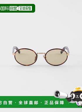 欧洲直邮PRADA (2025) 带有标志性金属牌匾的 Prada 太阳镜普拉达