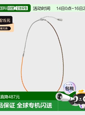 1h可退 日本直邮Paul Smith 男士 渐变橙色玻璃珠金属项链 160931