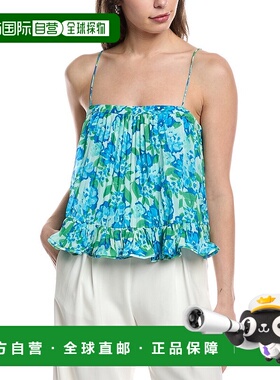 自营 AMUR Kersten 褶皱上衣 - 蓝色 美国奥莱直发