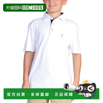 自营TailorByrd Solid Polo Shirt - white 美国奥莱直发