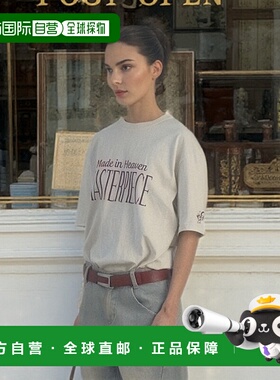 韩国直邮SCULPTOR美式复古街头辣妹潮牌新款T恤SC24S212IV